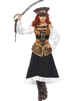 Kostým Madame Pirate - Steam Punk